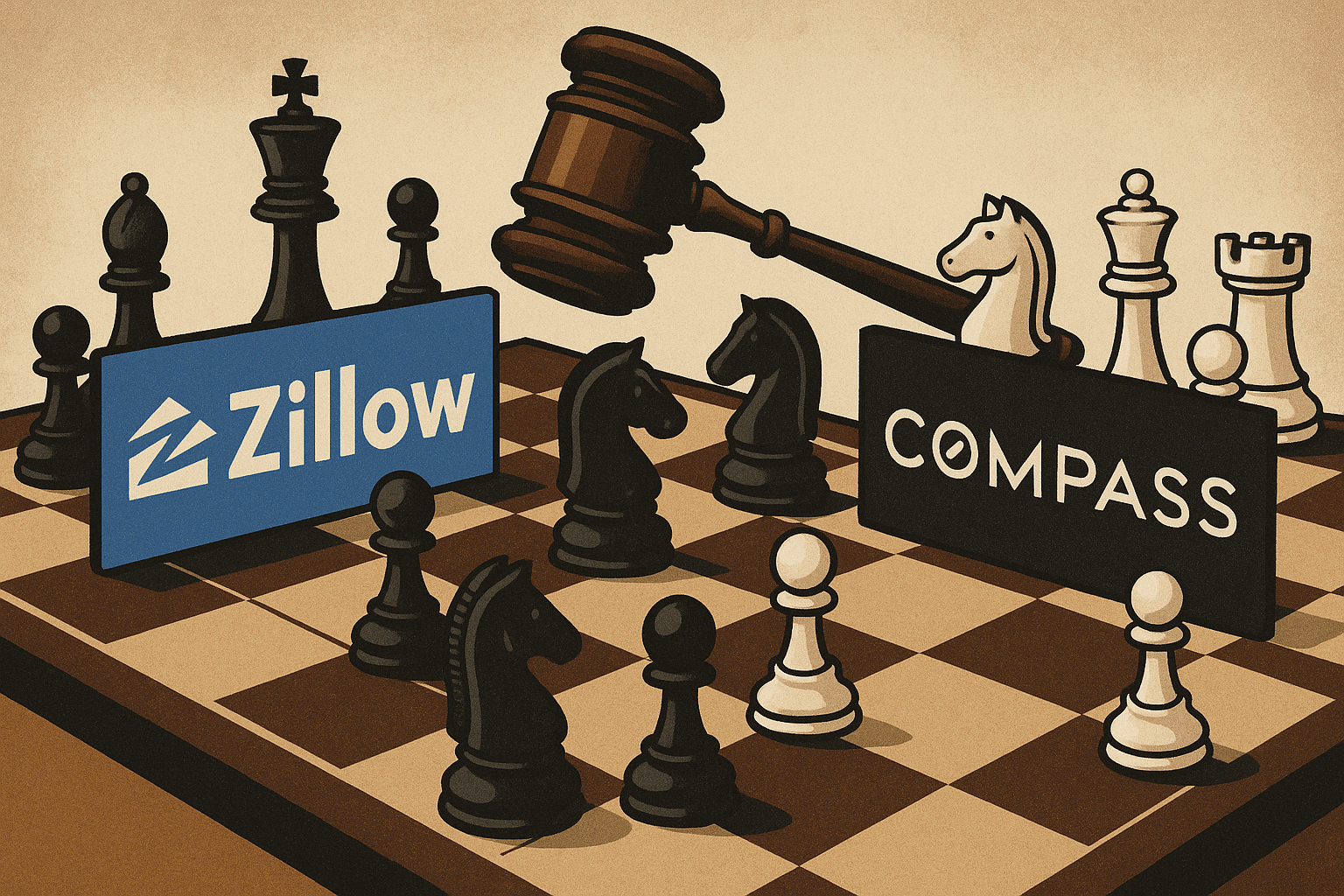 Compass vs Zillow Chess match