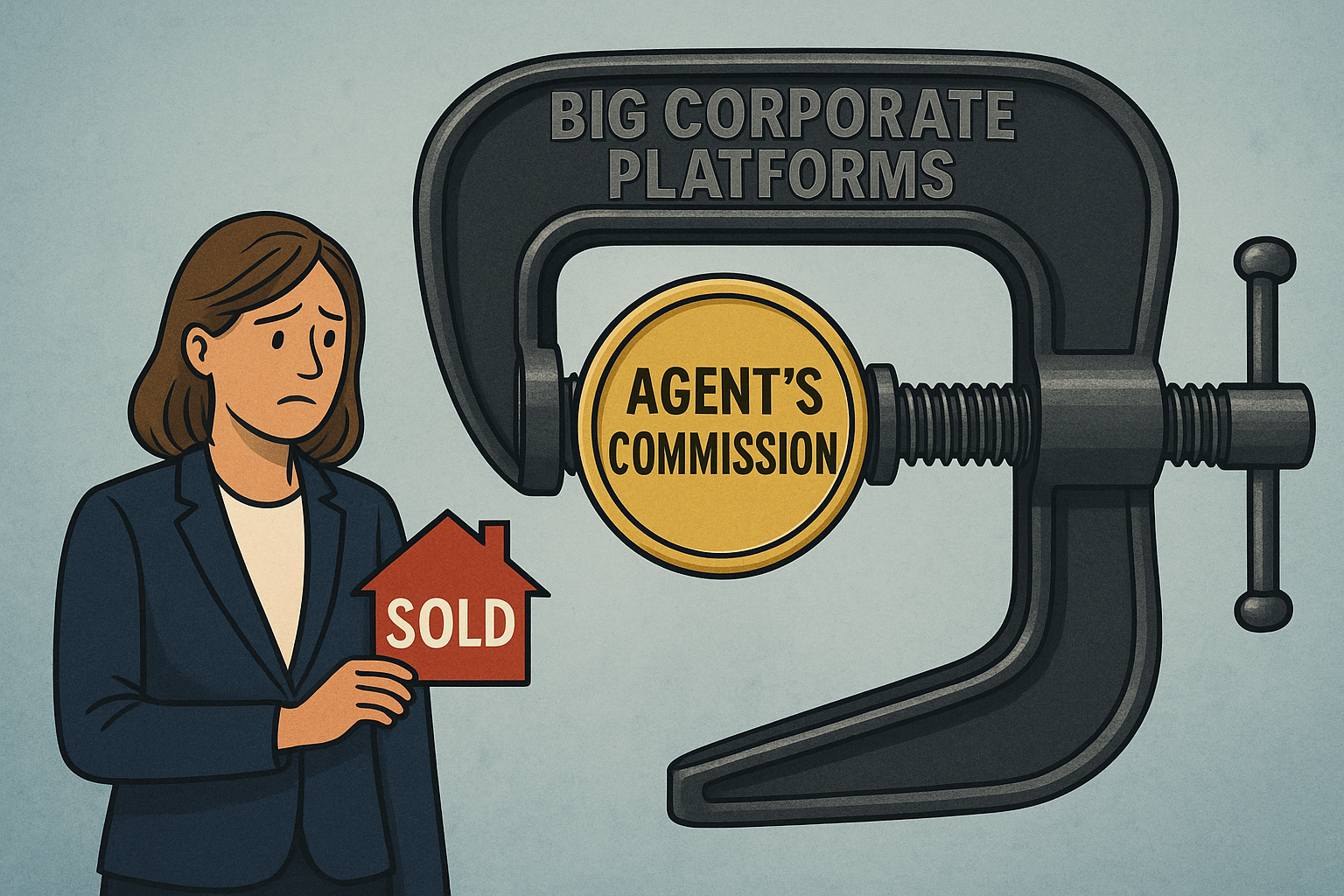 Corporate squeeze on agents real estate commission