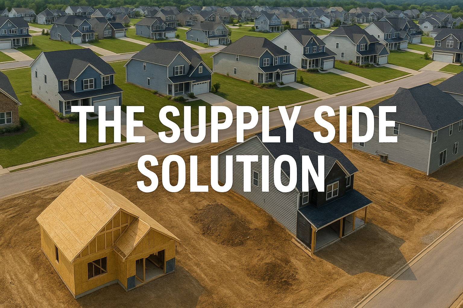 Supply Side Solution to the Housing Crisis