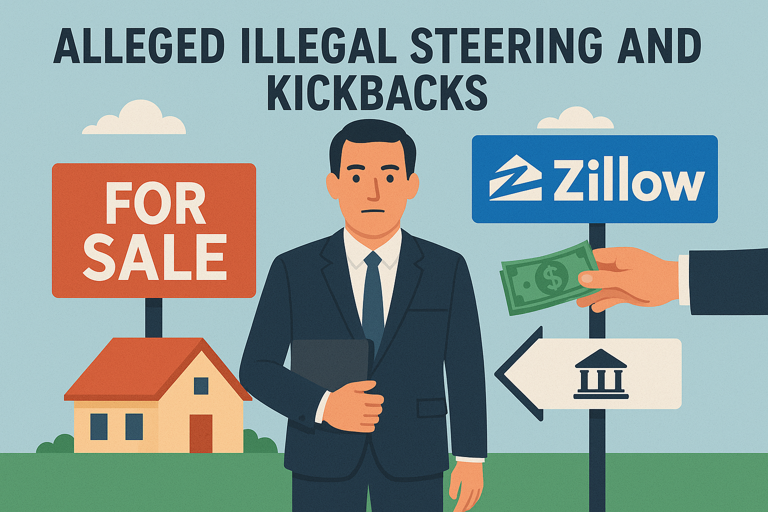 Allegations of Illegal Steering and Kickbacks against Zillow- Class Action Lawsuit- RESPA Violation