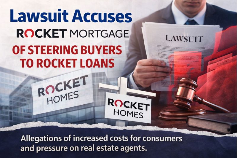 Rocket Mortgage Sued Over Alleged Steering That Cost Buyers Money